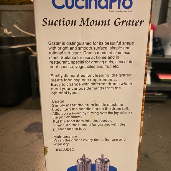 CuicinaPro Suction Mount Grater - Picture 2 of 2